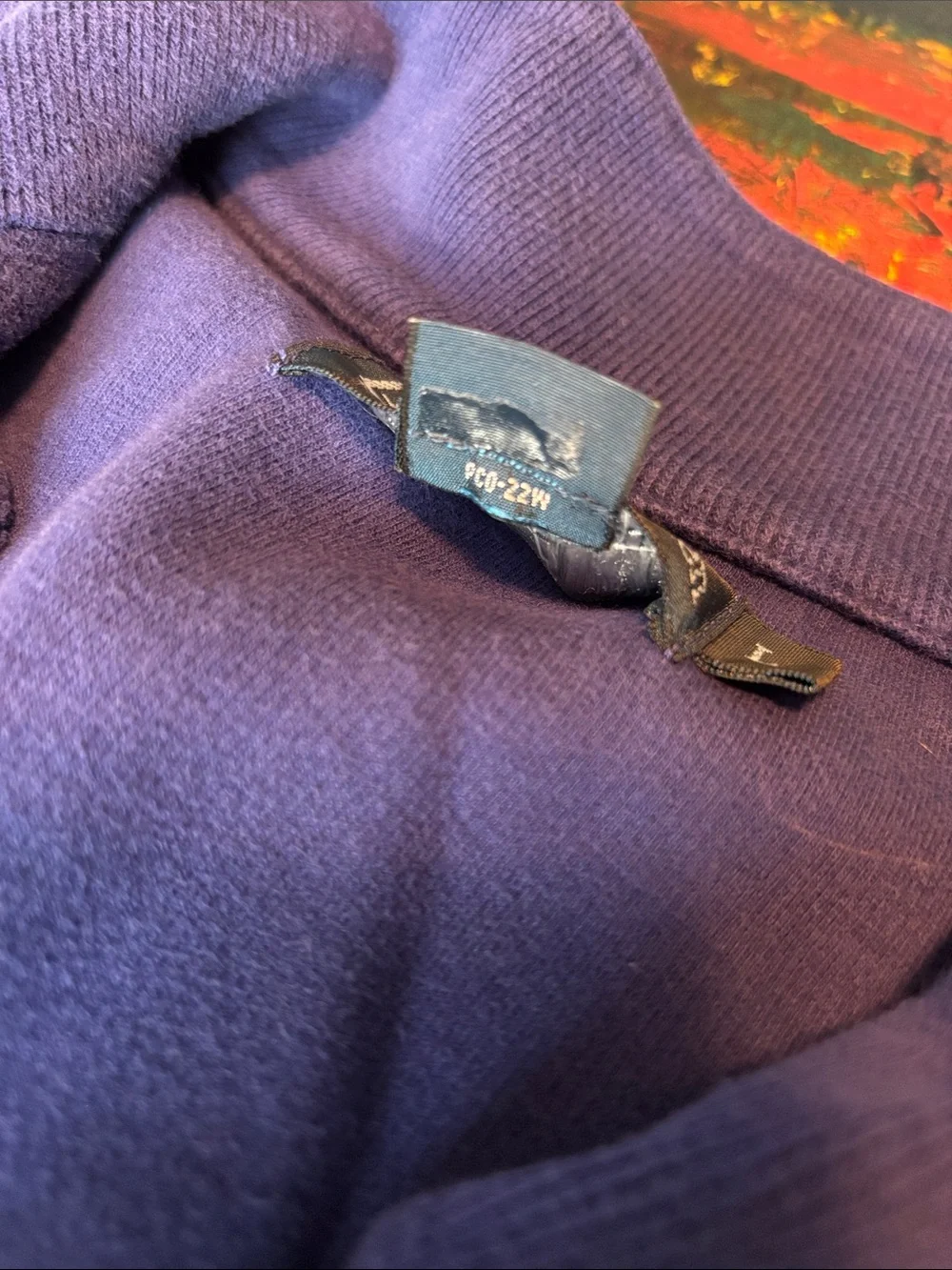 Polo by Ralph Lauren Men’s Cobalt Blue Quarter-Zip Sweater